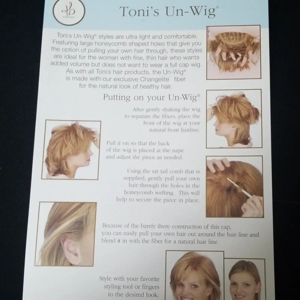 Toni Brattin unwig in radiance black